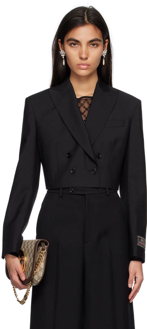 gucci black blazer